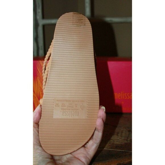Melissa + Salinas Shoes Cosmic Women's 10 Rubberized Sandal - New - Picture 5 of 5
